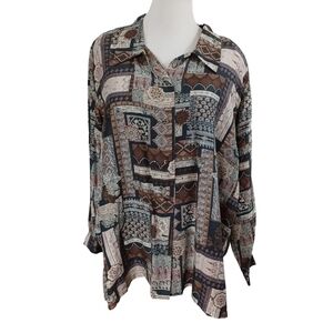 THE AVENUE SILK BLOUSE SIZE 24